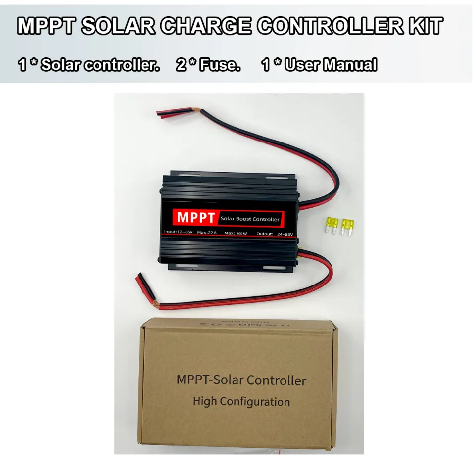 MPPT Booster Solar Controller 22A 800W PV 12V~65V Input Step-up 24
