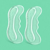 VTTO 1Pair Silicone Gel Transparent Shoes Heel Pads for Women Shoes Back Sticker Stiletto High Heels Inserts Protector Pain Relief Antiwear Feet Heel Cushion Pad