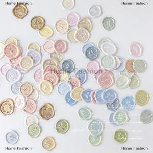 [COD] Home Fashion 18pcs bag Vintage Sticker Wax Stamp Seal Sticker for DIY Decorative Scrapbook Wedding Envelope Candy Color Sticker for Student