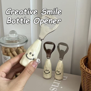Smiley Face Bottle Opener High-value Creative Wine Bottle Opener Beer Household Portable Corkscrew