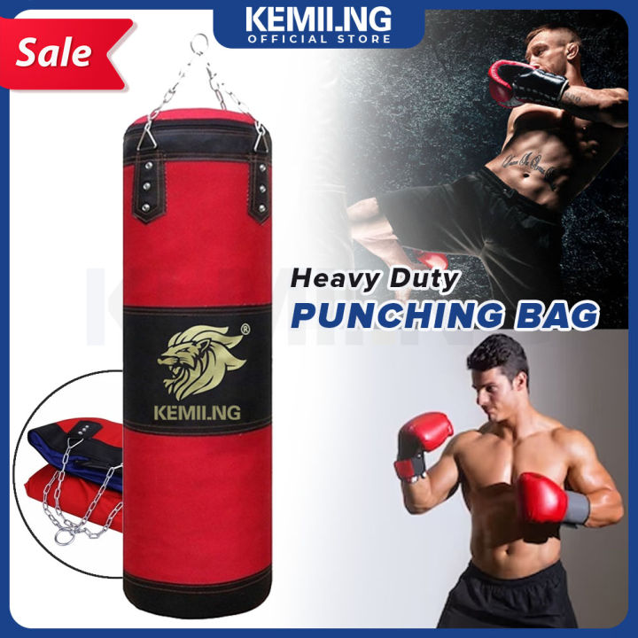 KEMILNG Punching Bag, Boxing Sandbag Punching Bag Heavy duty Training MMA,  Karate, Kickboxing, Martial Arts 80CM Sand Bag Lazada PH