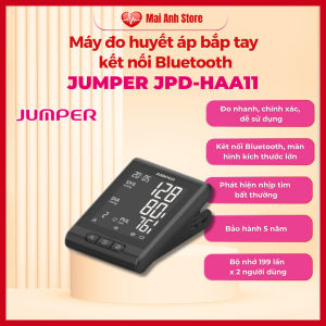 (CÓ GIỌNG NÓI) Máy đo huyết áp bắp tay điện tử kết nối Bluetooth Jumper JPD-HAA11 - Bảo hành 5 năm