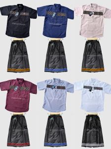 Setelan Baju Muslim ANAK Koko Kurta Sarcel Sarung Celana Stelan Melleonlain