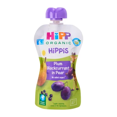 Hipp Organic Plum Blackcurrant Pear Pouch Gluten Free