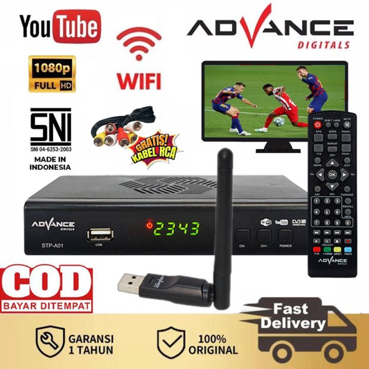 【READY STOCK】Advance STP-A01 Set Top Box TV Digital Receiver Penerima ...
