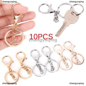 [COD] zhangyuqing 10PCS DIY Key Rings Key Chain Jewelry Findings Lobster Clasp Keyring Making