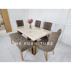 set meja makan kursi 4 dan bench 1