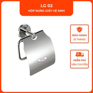 Hộp đựng giấy vệ sinh Inox VINA LG 02