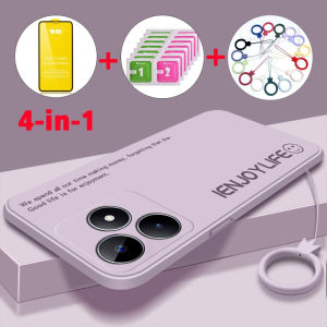 [Free tempered glass] casing realme C53 5G realme C51 realme note 50 5G phone case with tempered softcas silicone protector smooth shockproof bumper cover new design ytmzm01