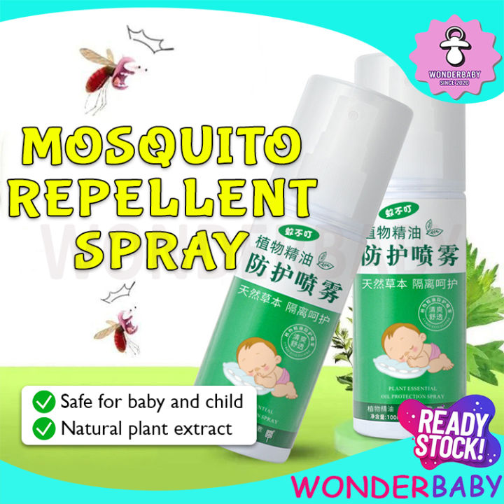 Mosquito Repellent Spray 100ml Baby Friendly Natural Lemongrass Non ...