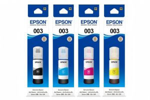 003 ขวดหมึก Epson โทนเนอร์เดิม 65ml สีดำ หมึก epson l3210 Epson L5290 L3250 L3556 L11050 L5590 L3550 L1250 L3256 L3216 L1210 L3550 L1250 เครื่องพิมพ์ถังหมึก