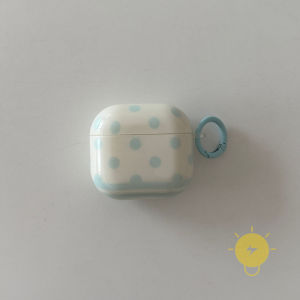 TPU Polka Dot Stripe Polka Dot Case For iPhone 15 Shockproof Charging Box Silicone Soft Cover