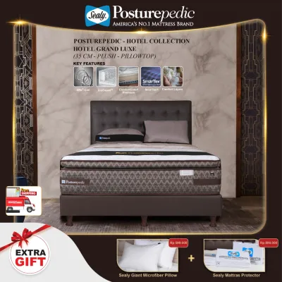 Sealy Mattrass Posturepedic Hotel Grand Luxe Springbed SRx® Coil Energy Latex