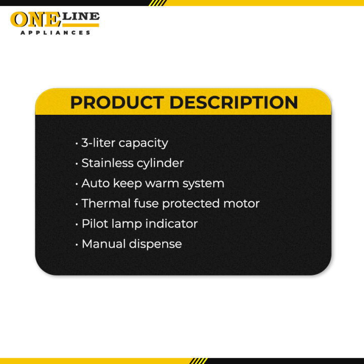 ONELINE%20Appliances%20%7C%20Hanabishi%20(HOTPOT-399)%20%7C%20Manual%20Dispense%20&%20%20Stainless%20Cylinder%20Electric%20Air%20Pot%20-%20Image%202