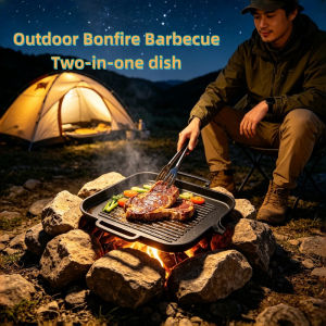 Outdoor Square Grill Pan Steak Pan Square Grill Pan Meat Pan