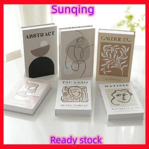 SQ Stationery [Flash Sale] Open Luxury Book Storage Box Home Decor Fashion Paris Decorative Books Interior Decoration Coffee Table Bedroom Ornaments