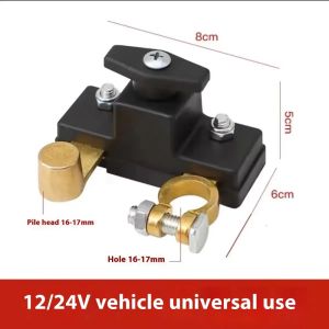 YIYIUR Heavy Duty Car Battery Disconnect Switch 12V/24V Anti-leakage Battery Isolator Universal Power Cut Off Switch for Car RV ATV Motorcycle