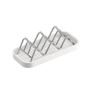 Stainless Steel Soap Holder Space Saving Soap Tray For Bathroom Drain Design Kitchen Soap Organizer