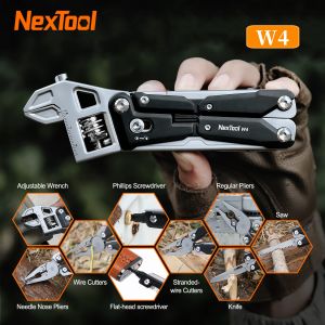 NexTool คีมประแจปรับ W4ได้11อิน1ประแจเอนกประสงค์พับได้ไขควงมือได้เครื่องมือช่างตั้งแคมป์กลางแจ้งเครื่องมือทำไม้2025ใหม่