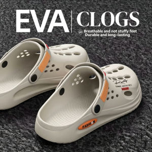 Mens EVA Clogs Sandals Breathable Lightweight Non-slip Summer Beach Shoes for Boys Trendy Outdoor Slipper