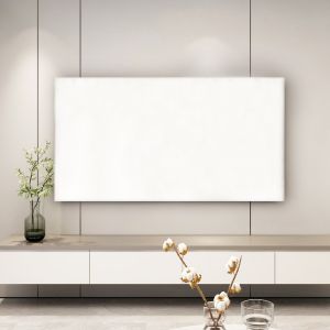 YUNAFIN 55-65 Inch TV Hood Cover Solid Color Elastic TV Dust Cloth Household Dustproof LCD Dust Cover Sun Protection