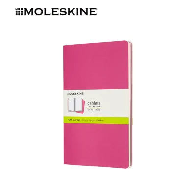 Moleskine CAHIER JOURNALS LARGE PLAIN KINETIC PINK