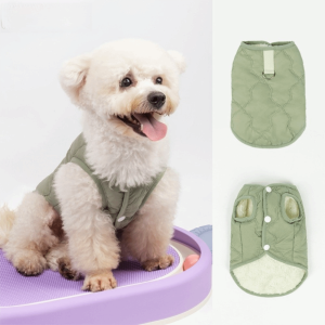 OWNNEW Winter Dog Warm Clothes Windproof Fleece Dog Hiking Jacket Fashion Thickened Dog Vest Coat for Small Medium Dog
