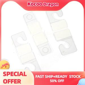 Kocoo 100 cái thẻ treo dính có lỗ nhựa PVC móc treo hộp hàng hóa trưng bày