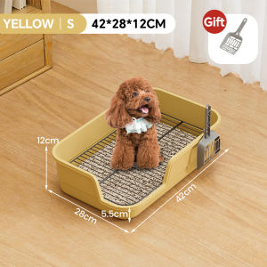 Extra Large Dog Toilet Flat Dog Toilet With Column Grid Format Enclosure Dog Toilet Training Potty Galvanized Iron Frame