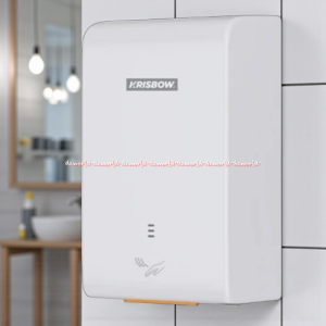 Kris Hand Dryer High Speed White Alat Pengering Tangan Untuk Ditoilet Kris Putih Desain Elegan Ringkas Waktu Pengeringan Cepat