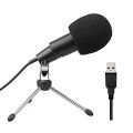 FIFINE USB Condenser Microphone for Computer Macbook High Sensitivity for Instrument Game Video Recording. 