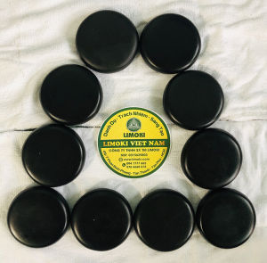 Bộ 10 Viên Đá Bazan Nóng Massage Tròn Trung 8x8x2cm