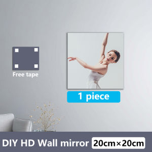 ✅16PCS SET✅Unbreakable Mirror Stickers Thicken Self-adhesive DIY Art Mirror Full Body Wall Stickers Decoration wardrobe Bathroom HD