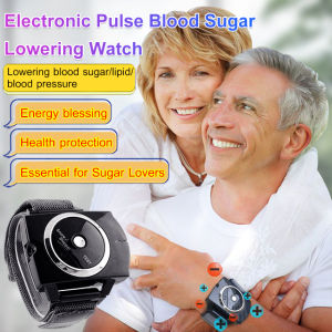 Blood Sugar Watch Electronic Pulse Glucose Lowering Watch For Adults Home Use/Blood Sugar Watch/Health Monitoring/Comfortable Wear