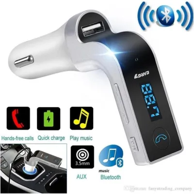 [ YM ACC ] CARG7 FM Transmitter Bluetooth Modulator Saver Charger Mobil CAR G7