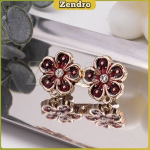 ZEO Fashion Flower Tighten Waist Buckle Pins Waist Clip Adjustable Snap Detachable 1 Set