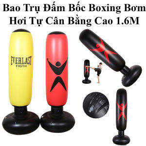 Bao Trụ Đấm Bốc Boxing Bơm Hơi Tự Cân Bằng Cao 1.6M