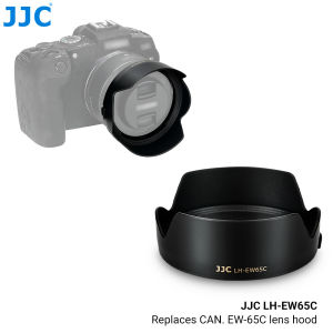 JJC RF Mount Lens Hood for Canon Lens Replace EW-65C ES-65B ET 74B Hood Camera Accessories for Canon EOS R RP Ra R5 R6 50mm 35mm