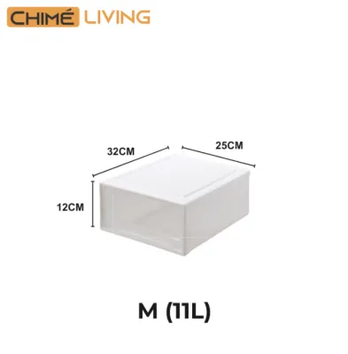 Stackable Storage Box | Home Organizer Plastic Drawer Container Boxes