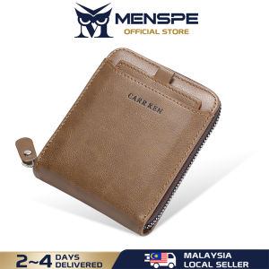MENSPE Men’s Wallet Three Fold Wallet Fashion Wallet Short Wallet Super Soft PU Wallet Foldable Wallet Retro Wallet Zipper Wallet Business Wallets Multi-card Pocket Wallet ID Credit Cards Holders Purse