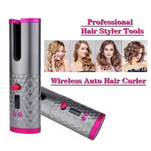 cordless automatic hair curler catok portable keriting tanpa kabel