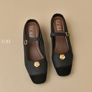 LOEI Aurel Classic Mules - Slip On Kekinian Nyaman Dipakai Kerja & Daily 6336