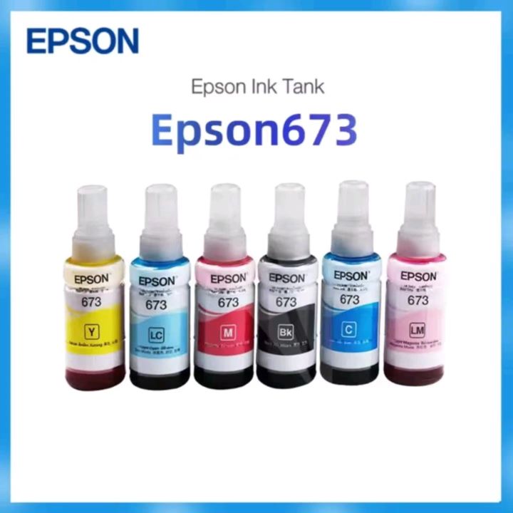 Genuine/Original ink Epson 673 CMYK/LC/LM | Lazada PH