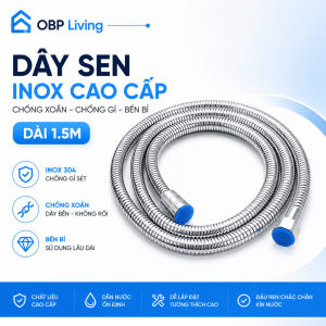 Dây xịt dây sen Bố 3 Lớp không bị đứt đặc biệt dành cho nhà nước mạnh Dây xịt vệ sinh inox 304 1.25m