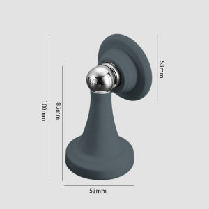 SG【READY STOCK】Silicone Door Suction Silicone magnetic suction free punching Silicone Magnetic Door Stopper silent anti-collision thickened door doorstop