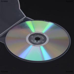[COD] FUSHI0 1 3PCS Transparent Plastic Single Piece Round Disc Case CD Case Thickened CD DVD Disc Box Disc Case Storage Box