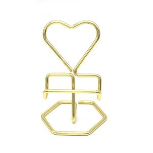YJFUY Heart-Shaped Phone Stand Metal portable Business Card Stand Phone Accessories durable Phone Rack