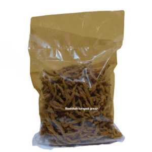 KERUPUK MANGGAR KELAPA KUNING MENTAH 1 KG / KERUPUK JAAT / KERUPUK AKAR KELAPA