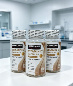 Vitamin D3 Capsules Boost Immunity Strong Bones Helps Support Bone Health 100 Capsules