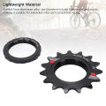 Yechiry Fixed Gear Single Speed Bike Freewheel Aluminum Alloy Lightweight Freewheel Replacement Stable Smooth Ride Ideal for City Commuting (14T). 